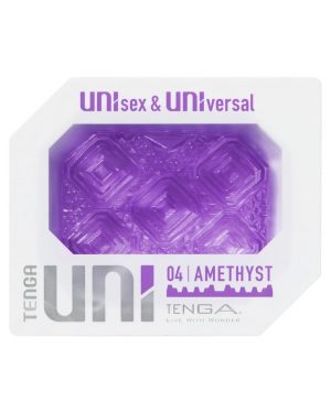 Фиолетовый мастурбатор-стимулятор Tenga Uni Amethyst