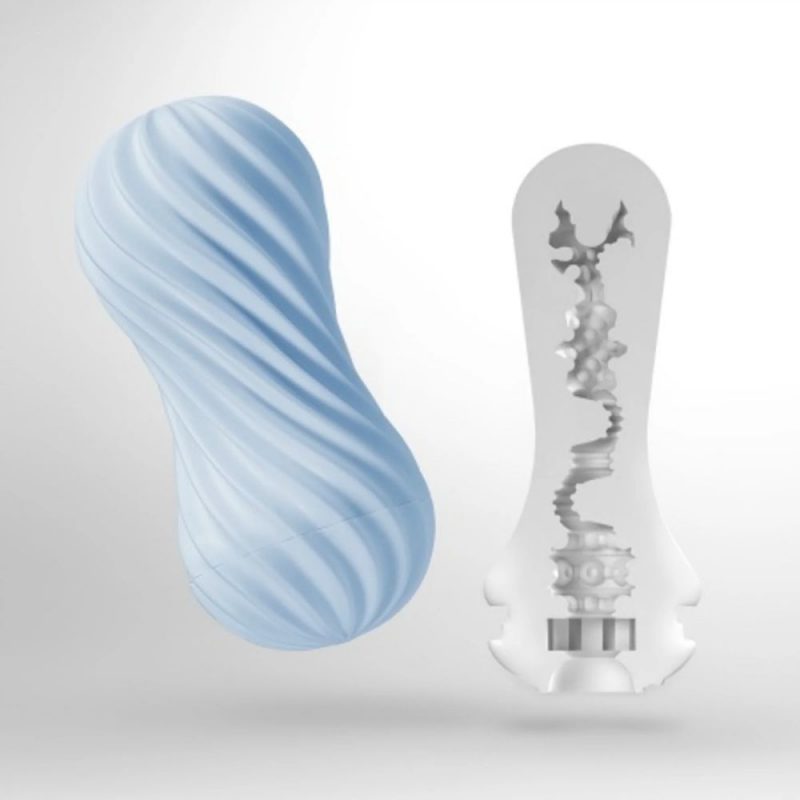 Мастурбатор Tenga Flex Bubbly Blue — изображение 4