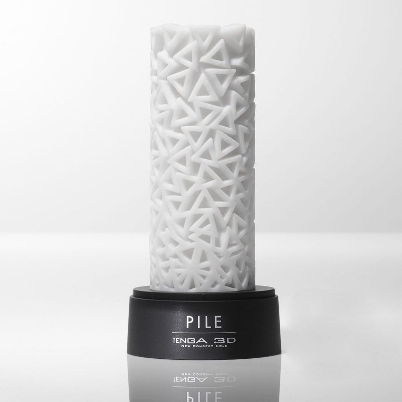 Белый 3D мастурбатор PILE — изображение 9