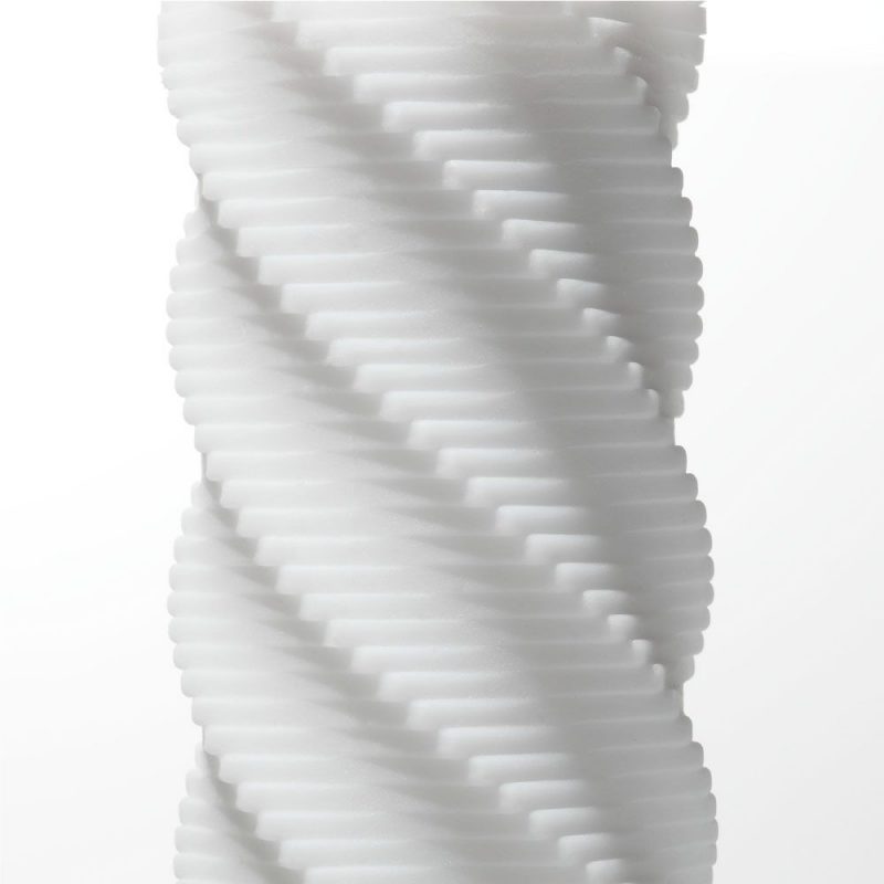 Белый 3D мастурбатор SPIRAL — изображение 9