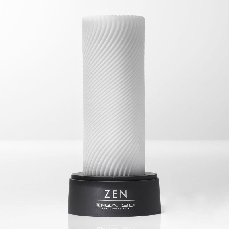 Белый 3D мастурбатор ZEN — изображение 9