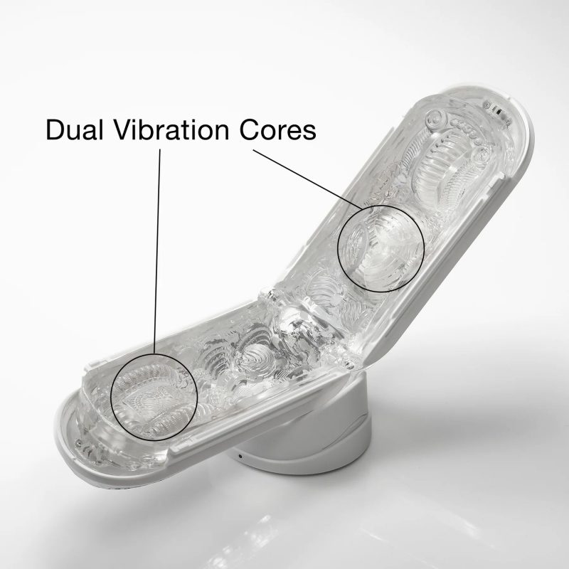 Белый мастурбатор Tenga Flip Zero Gravity с вибрацией — изображение 8