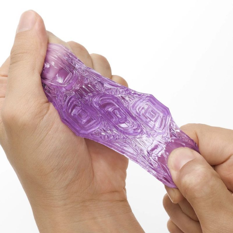 Фиолетовый мастурбатор-стимулятор Tenga Uni Amethyst — изображение 3