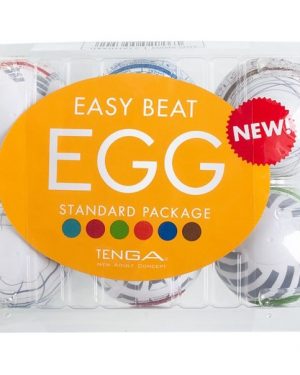 Набор из 6 мастурбаторов Tenga EGG III с различным рельефом